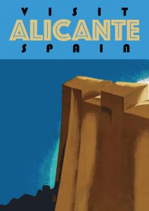 Alicante Castillo Poster