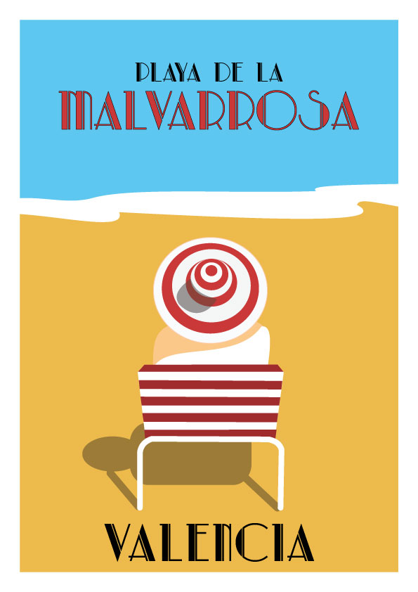 Playa de la Malvarrosa poster