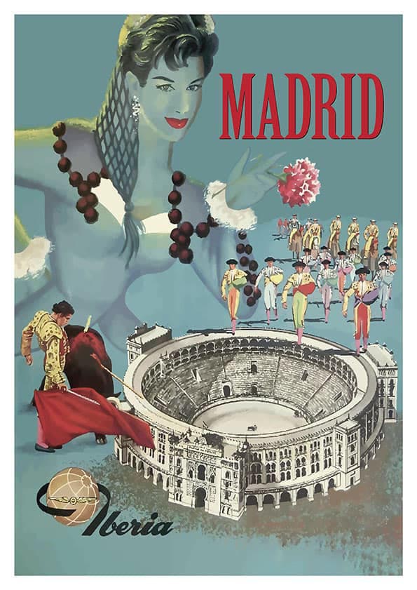 Madrid poster Iberia product mala-min 3