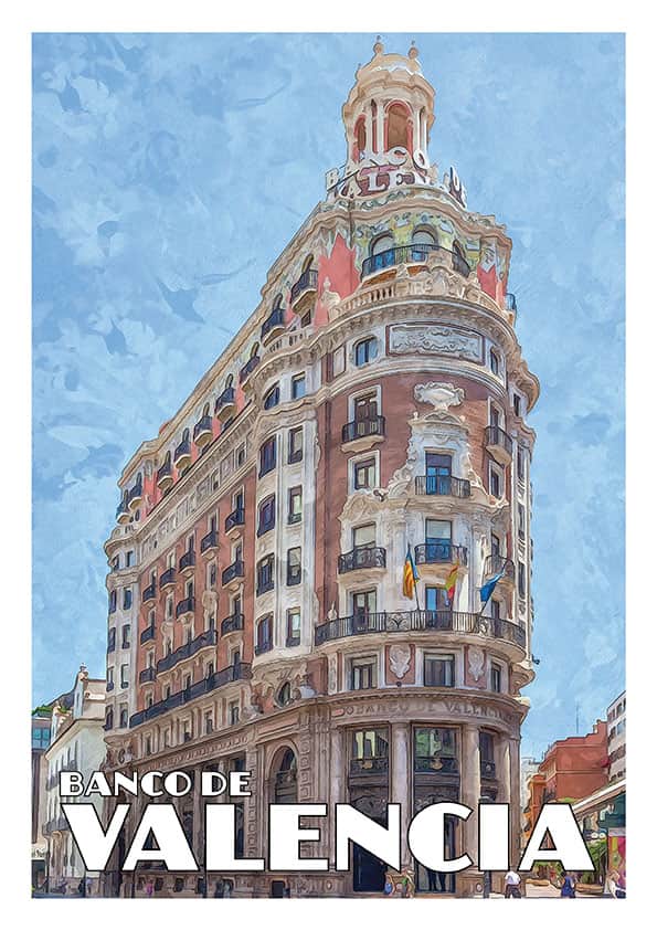 Banco De Valencia Poster