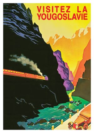 Visit Yugoslavia Poster