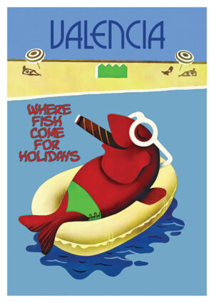 Valencia Beach Poster