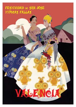 Falleras de Valencia poster