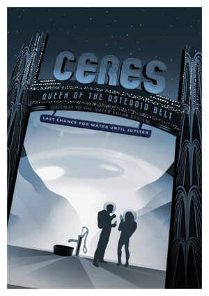 Ceres Planet Poster