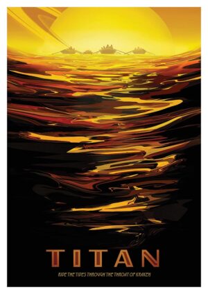 Titan Moon Poster
