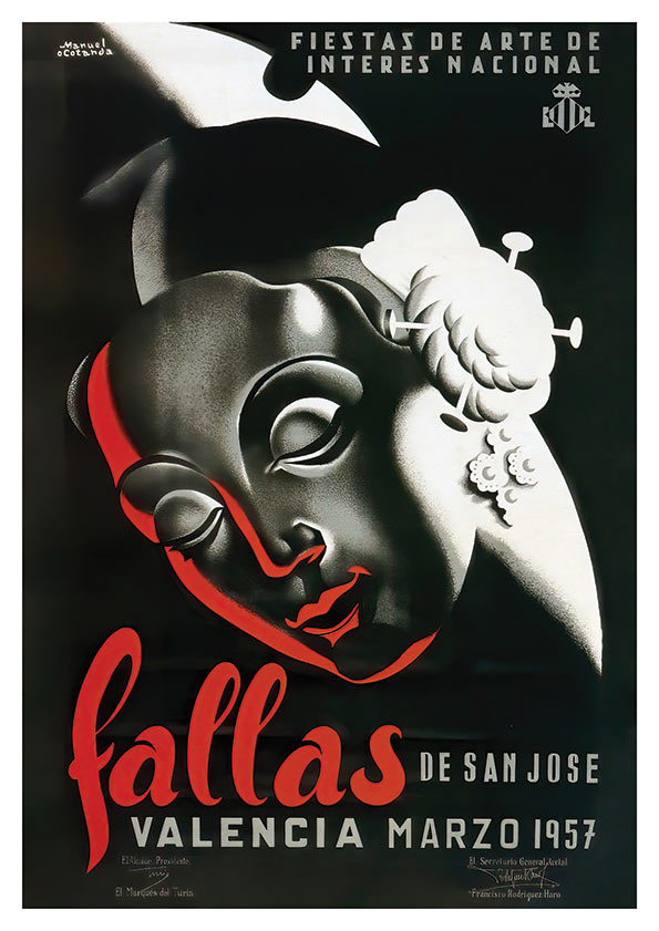 Fallas poster 1957