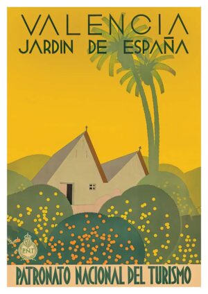 Cartel Jardin De Espana
