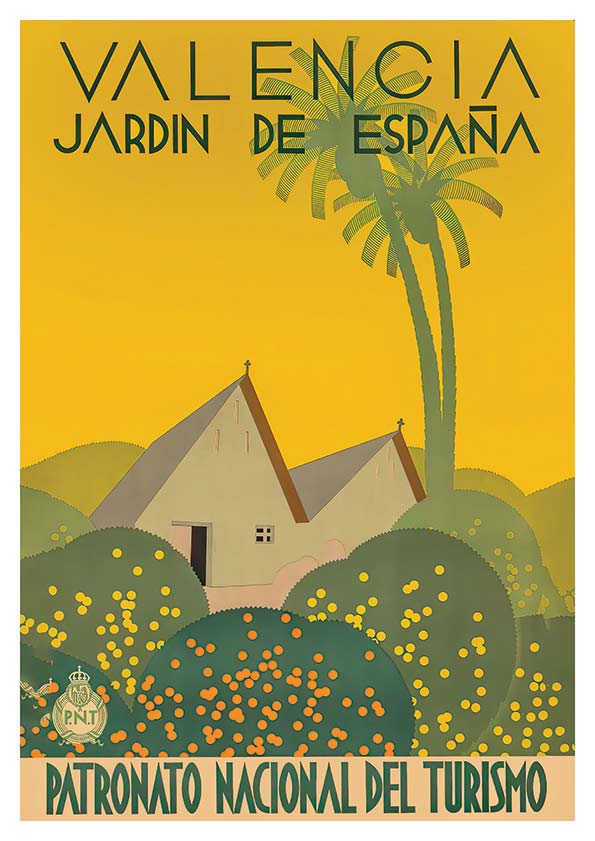 cartel jardin de espana