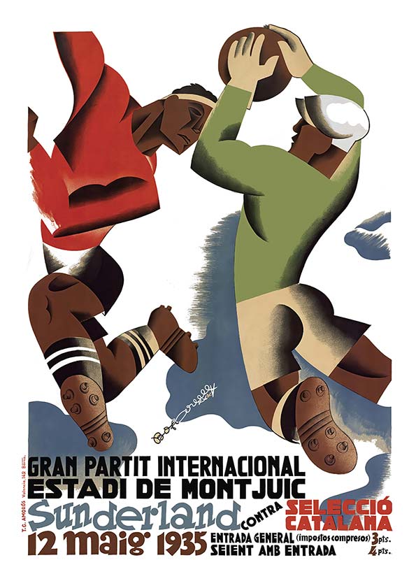 Catalunya soccer poster