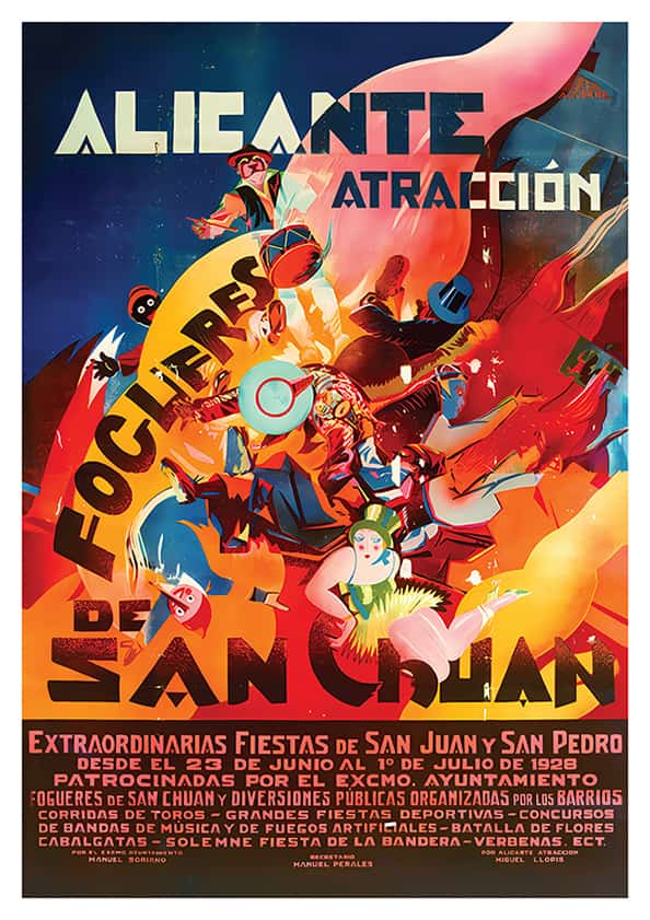 hogueras poster 1928 product