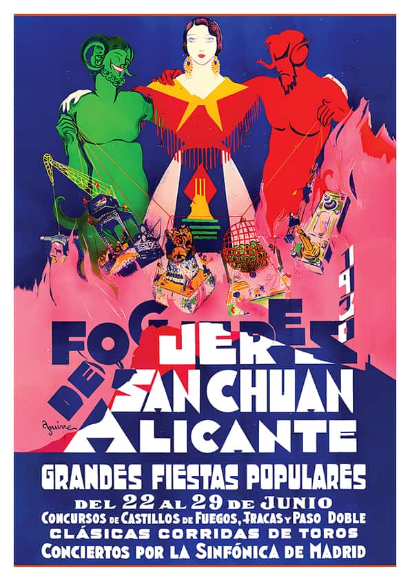 6078.hogueras poster 1930 product hogueras poster 1930 product