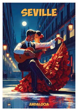 Sevilla Flamenco Poster