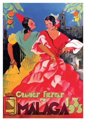 Malaga 1933 Poster