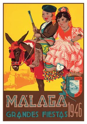 Malaga 1946 Poster