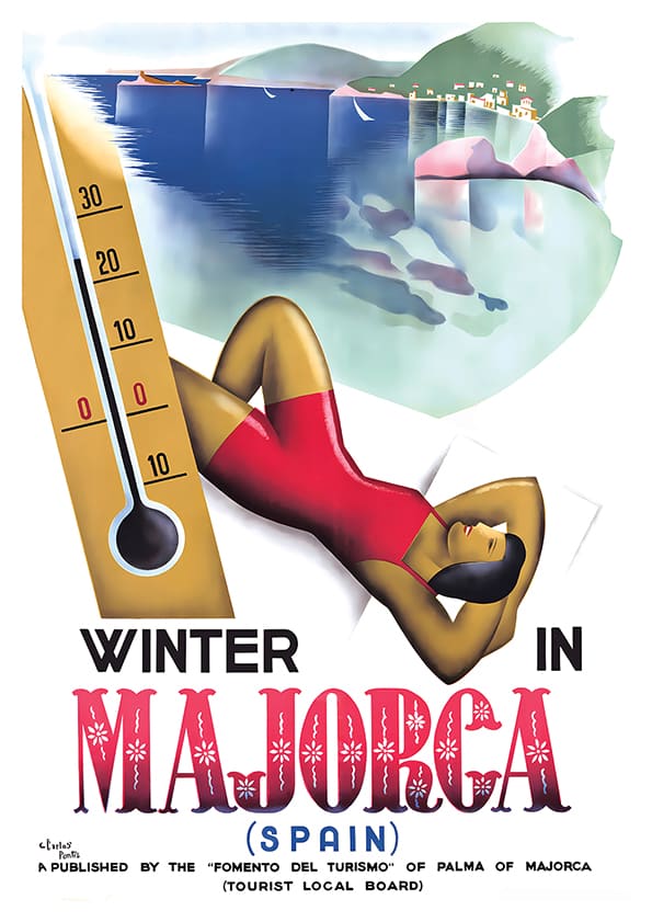 Majorca Winter Poster