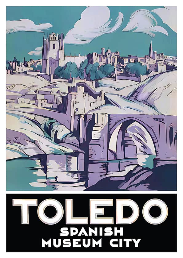 Vintage Toledo Poster