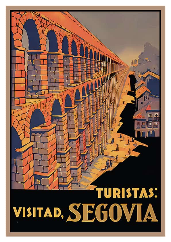 6379.Visit Segovia Poster product min Visit Segovia Poster