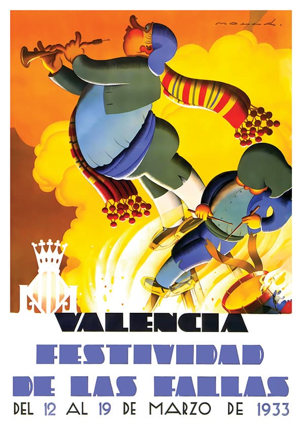 6630. Fallas poster 1933 product Fallas poster 1933 product