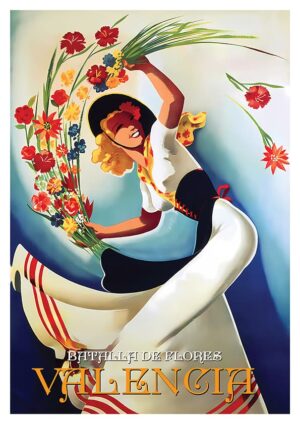 Flores Valencia Poster