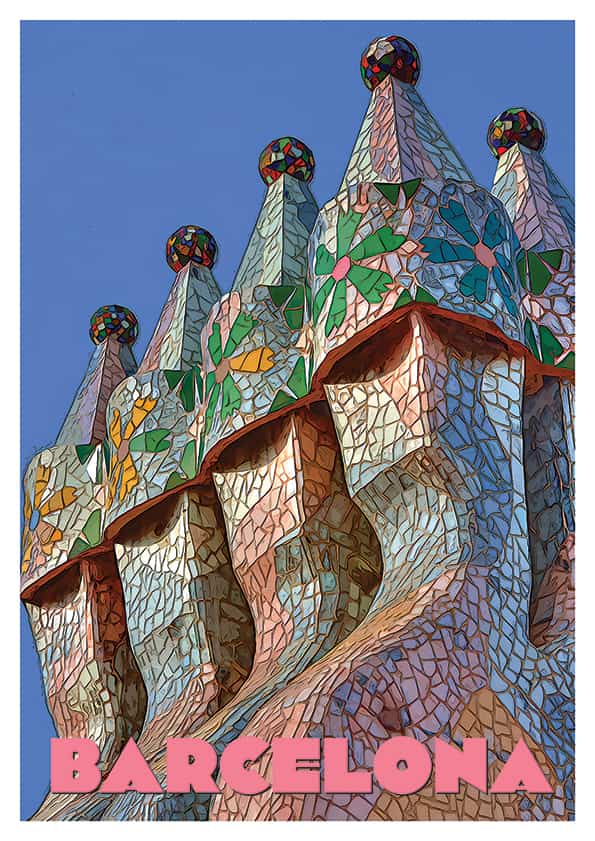 Park Guell Poster