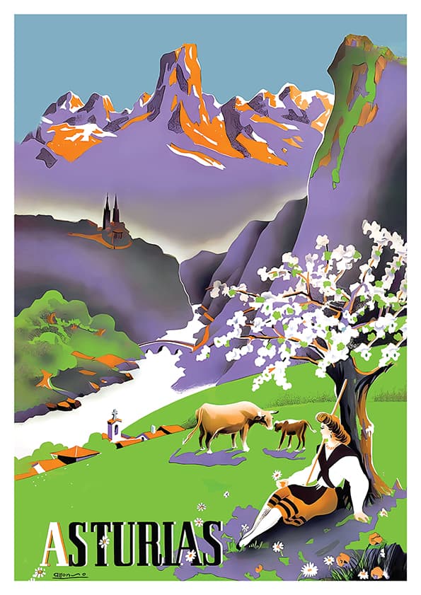 Beautiful Asturias Poster