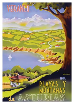 Veraneo Asturias Poster