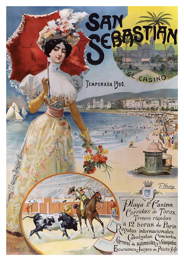 6395.Donostia Vintage poster product min Donostia Vintage poster