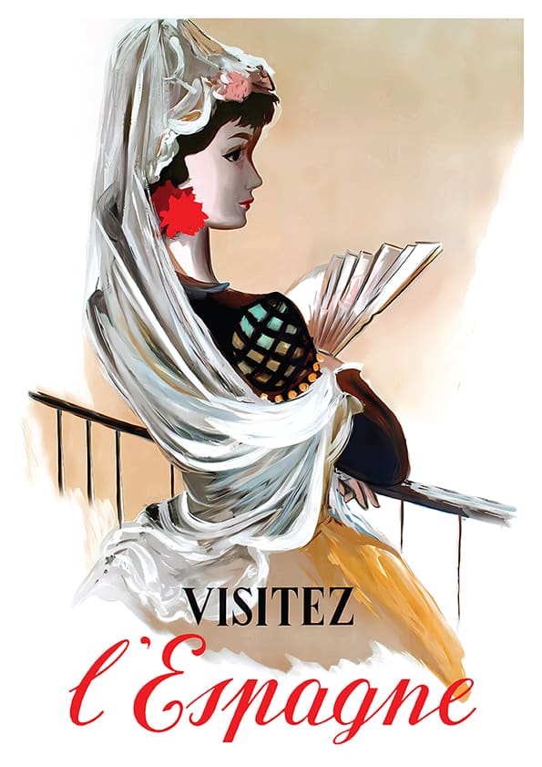 6403.Visitez Espagne Poster product min Visitez Espagne Poster