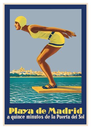 Playa de Madrid Poster