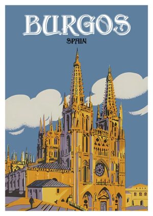 Burgos Vintage Poster