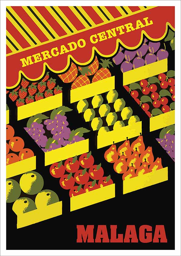 Mercado Malaga Poster min