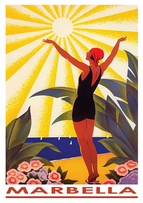 Marbella sun poster min