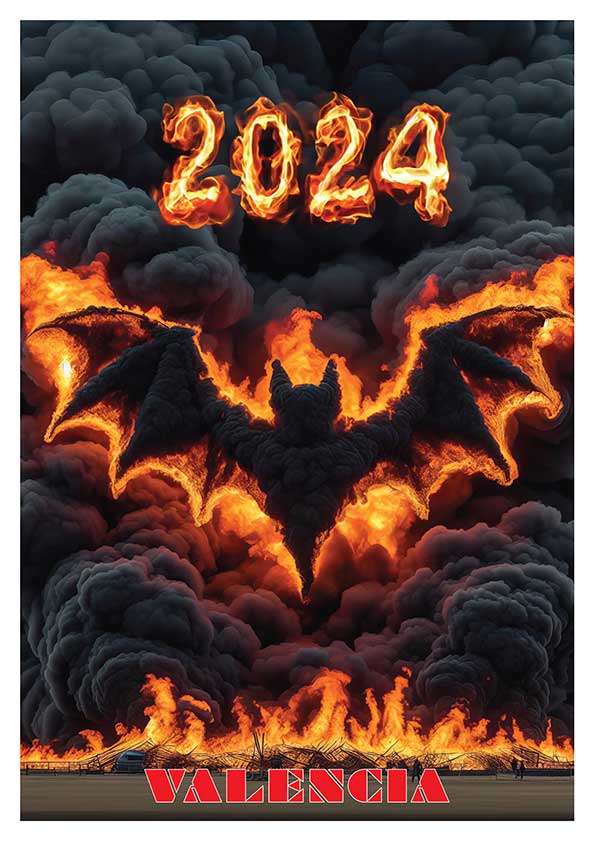 fallas fire 2024 poster fallas fire 2024 poster