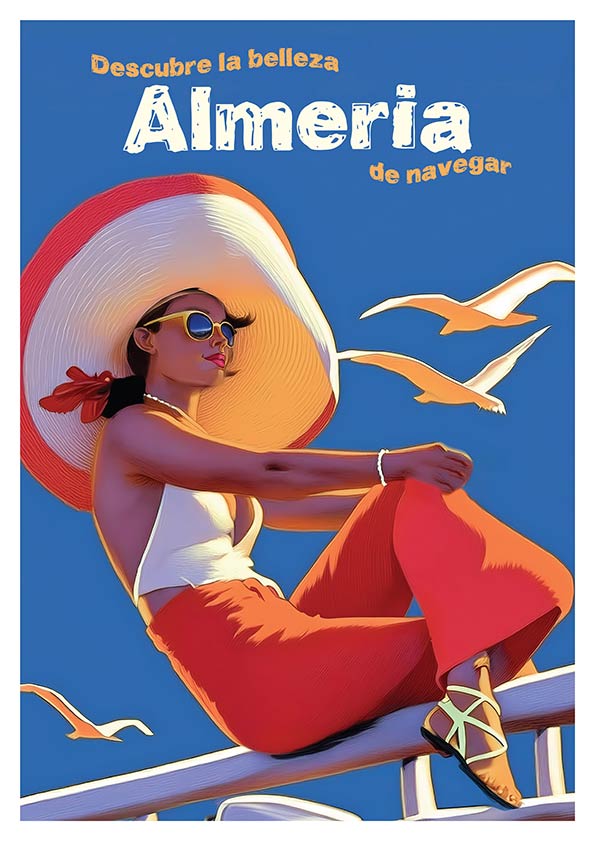 sailing almeria poster min