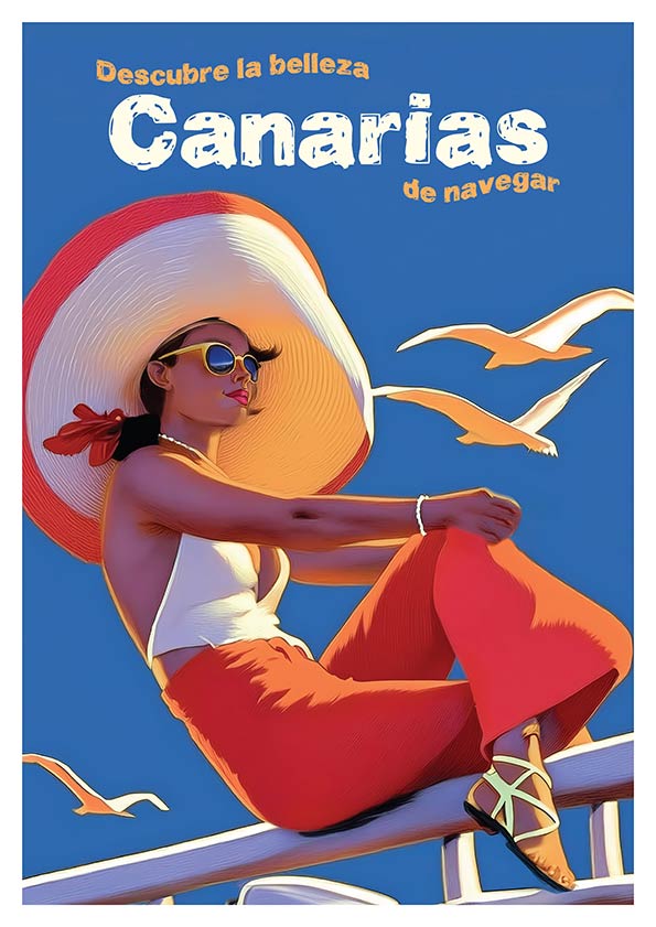 sailing canarias poster
