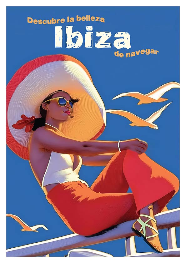 sailing ibiza poster min