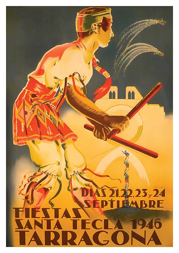 vintage tarragona poster