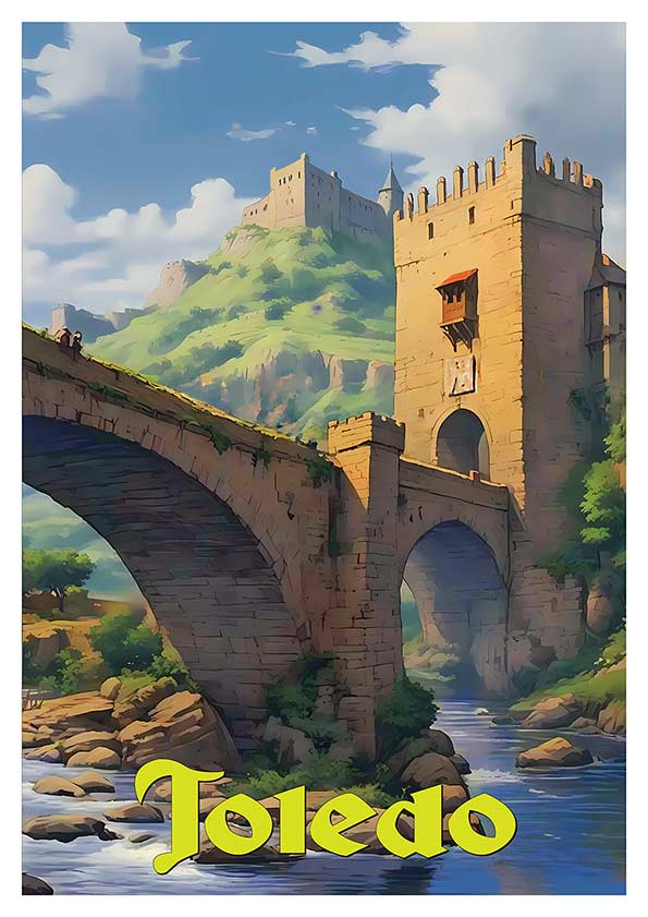 toledo travel poster