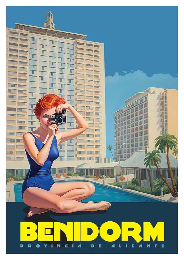 vintage benidorm poster