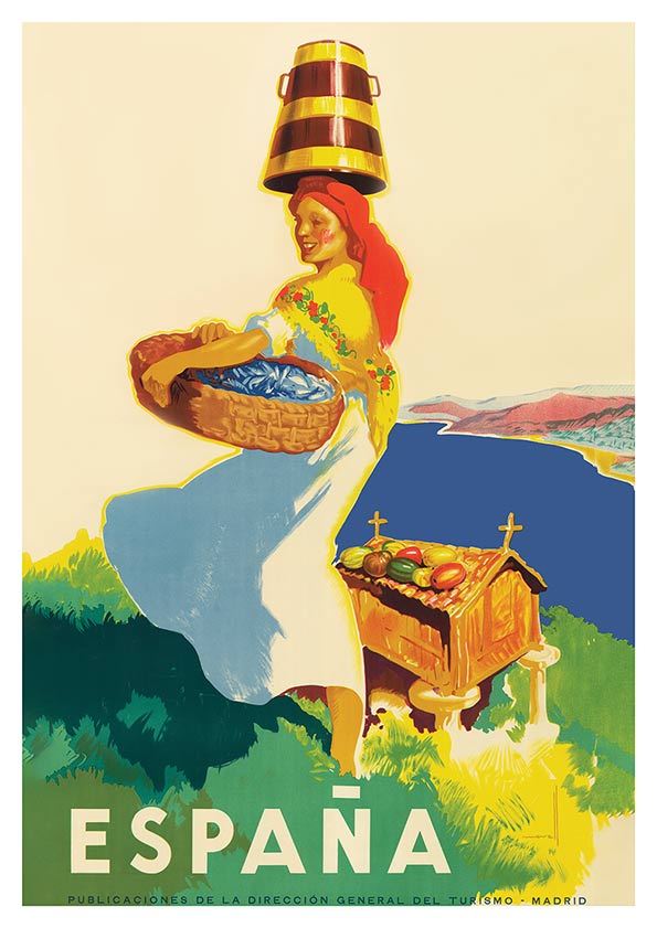 vintage galicia poster