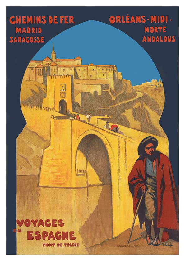 vintage toledo poster vintage toledo poster