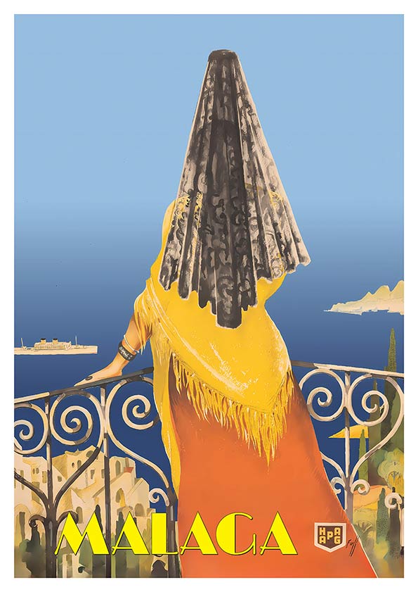 vista de malaga poster vista de malaga poster