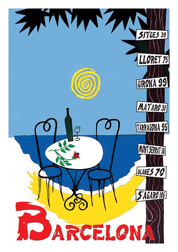 barcelona centro poster