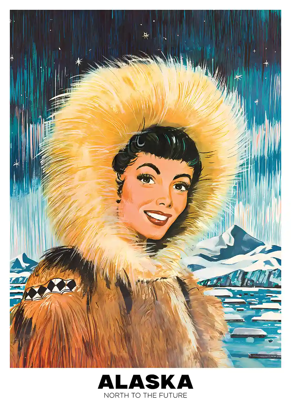 Alaska Travel Poster A1