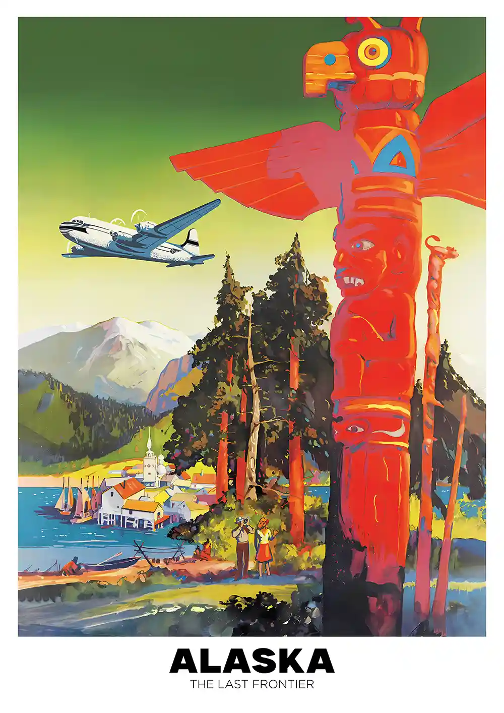 Alaska Tourist Poster 2 Alaska Tourist Poster 2