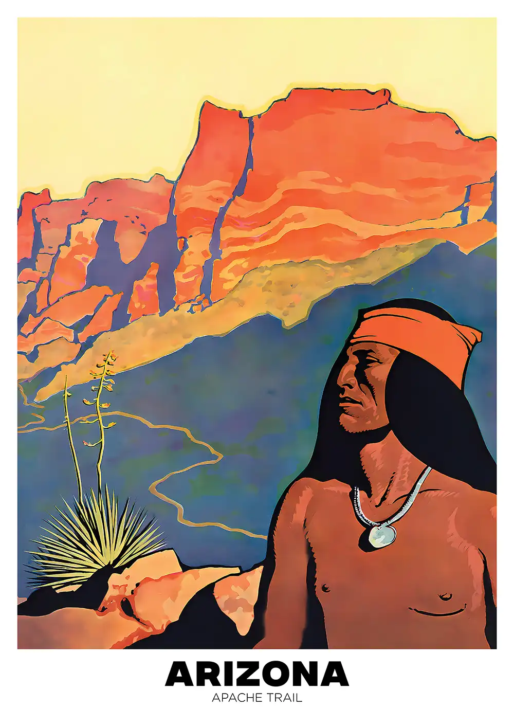 Apache Trail Poster