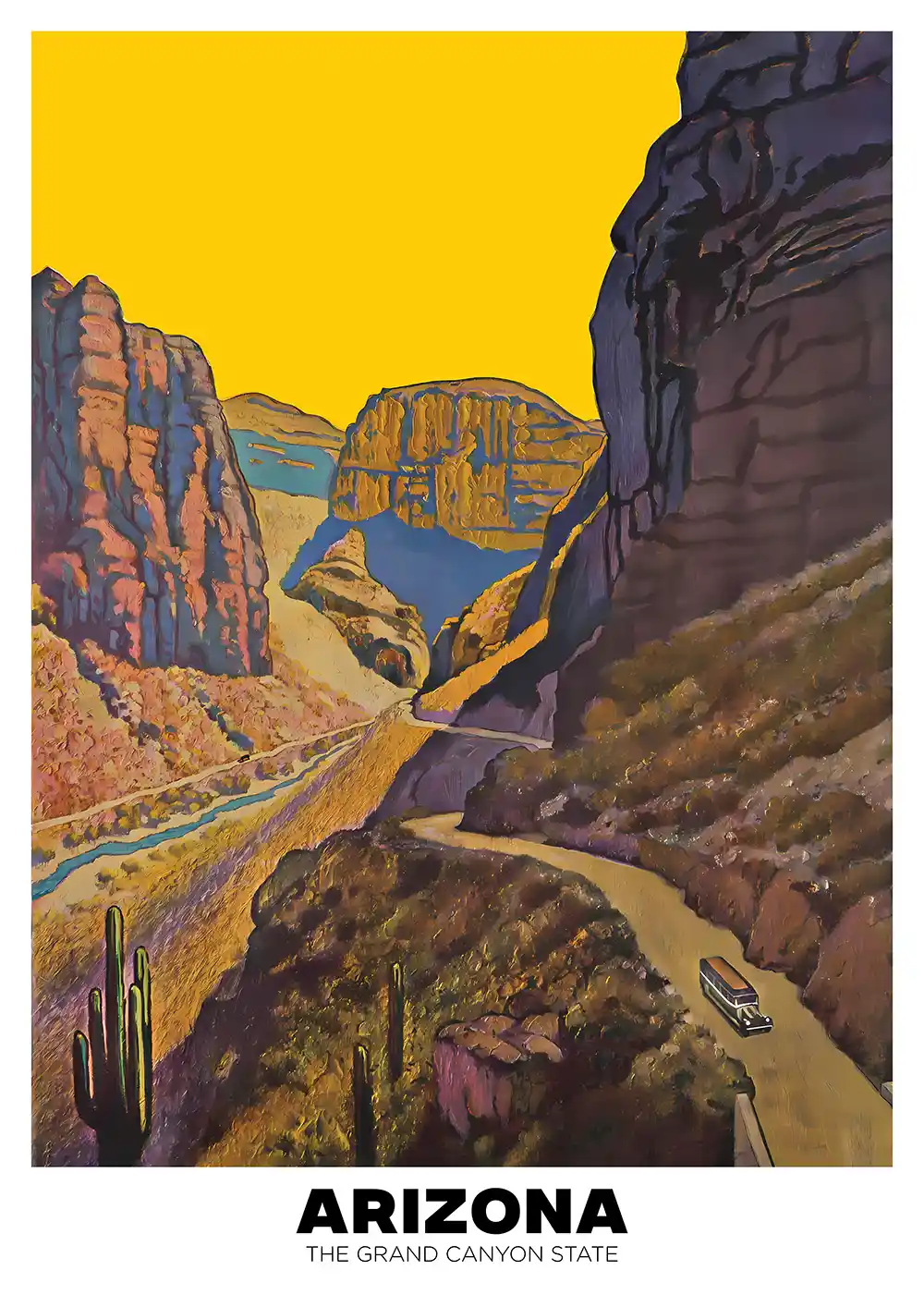 Arizona Vintage Poster Arizona Vintage Poster