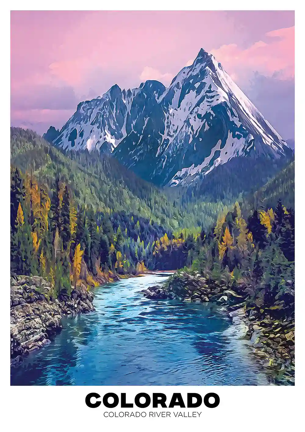 Colorado River Valley Poster Colorado River Valley Poster