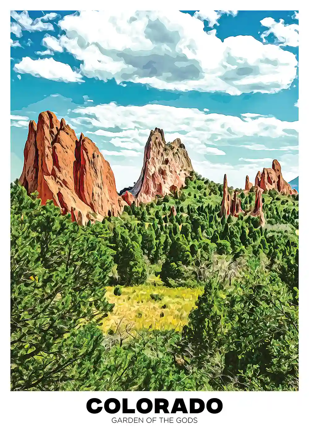 Colorado Vintage Poster