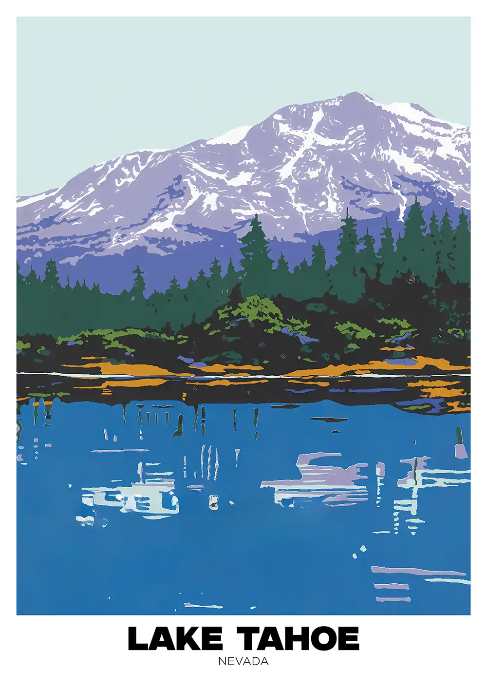 Lake Tahoe Poster Lake Tahoe Poster